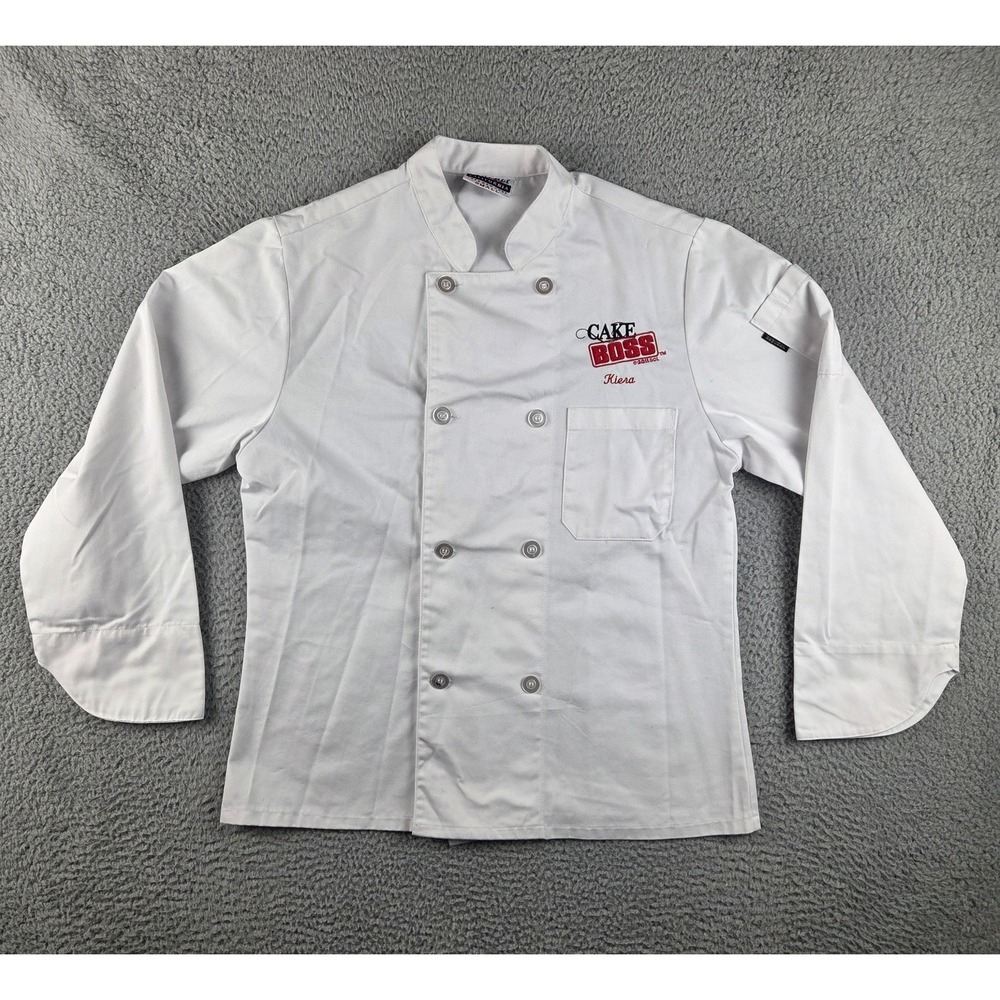 Carlos Bakery‎ Chefs Jacket Cake Boss Adult Small White